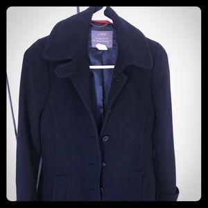 Jcrew double cloth wool trench coat